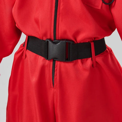 Red Guard Costume Set – Halloween Cosplay Outfit with Mask