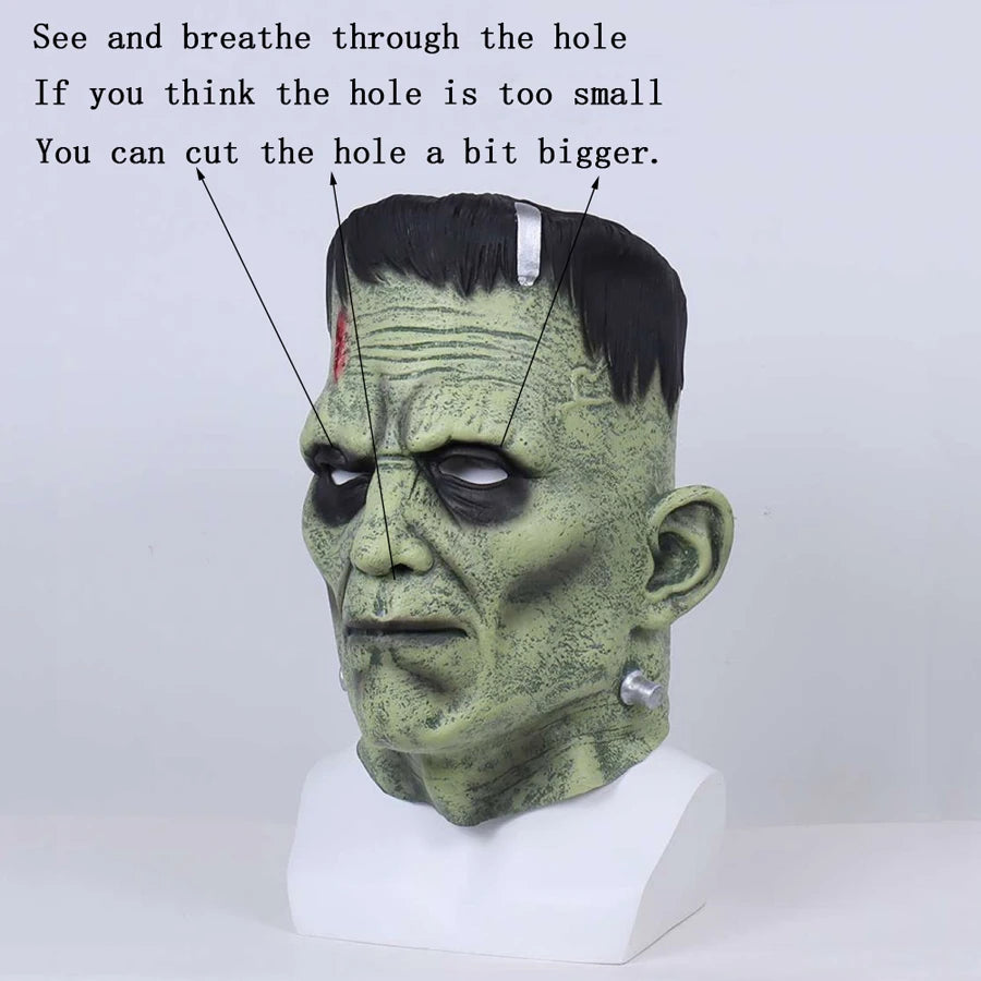 Frankenstein Monster Latex Mask – Realistic Halloween Costume