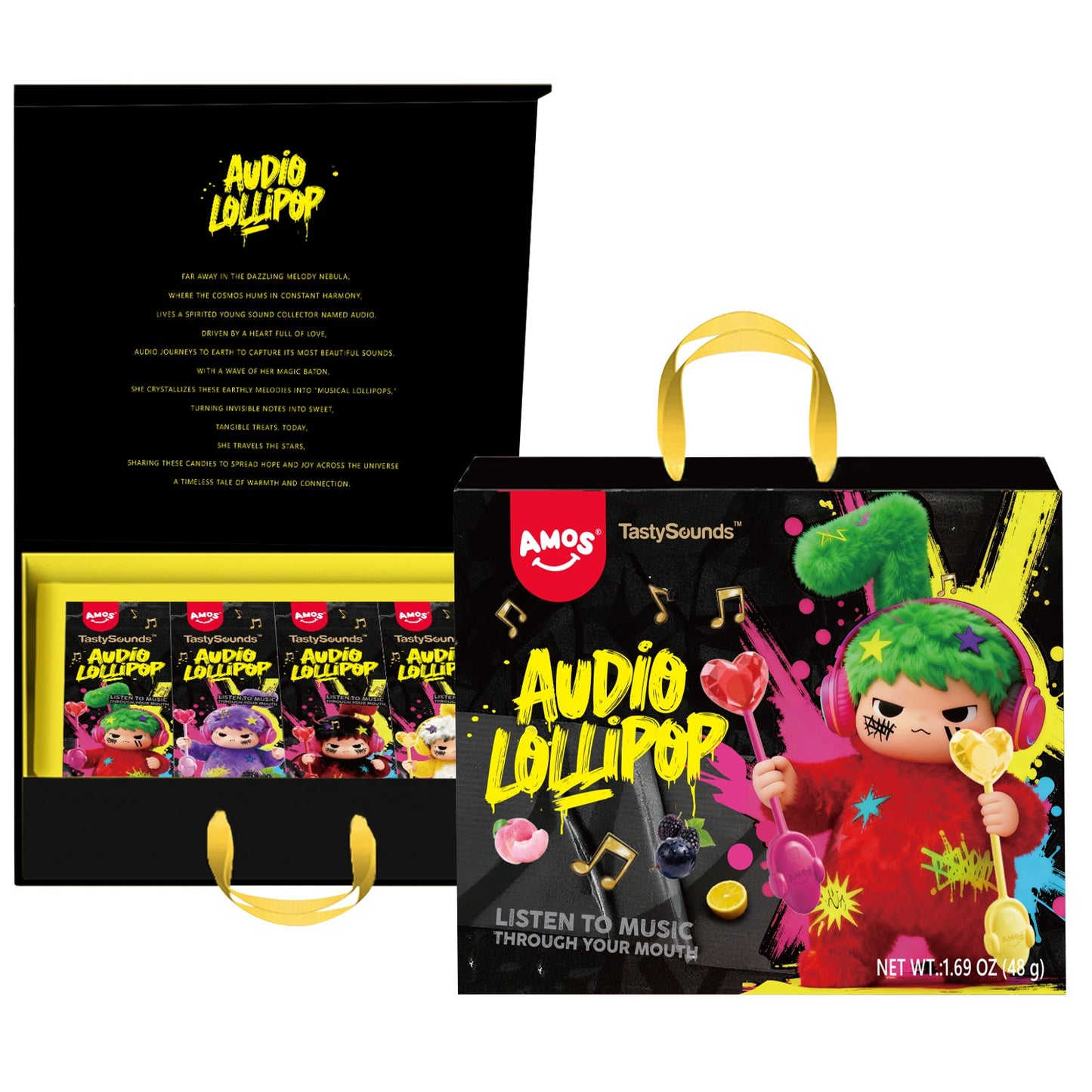 TastySounds Audio Music Lollipop 4 Flavor-Mix