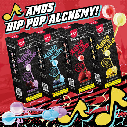TastySounds - Hip Hop Music Lollipop 4 Flavor-Mix