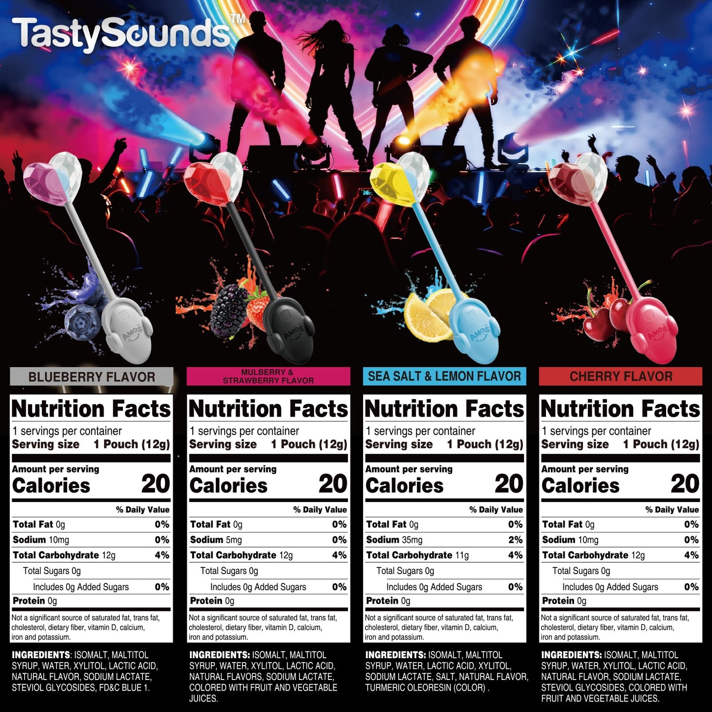 TastySounds - Kpop Music Lollipop 4 Flavor-Mix