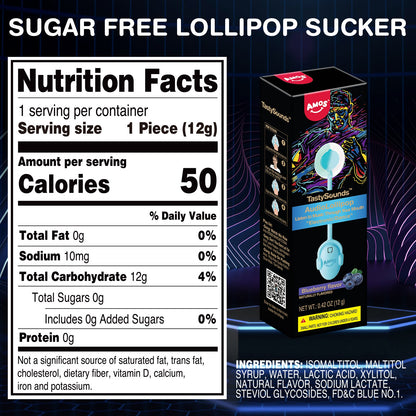 TastySounds - Music Lollipop Blueberry Flavor