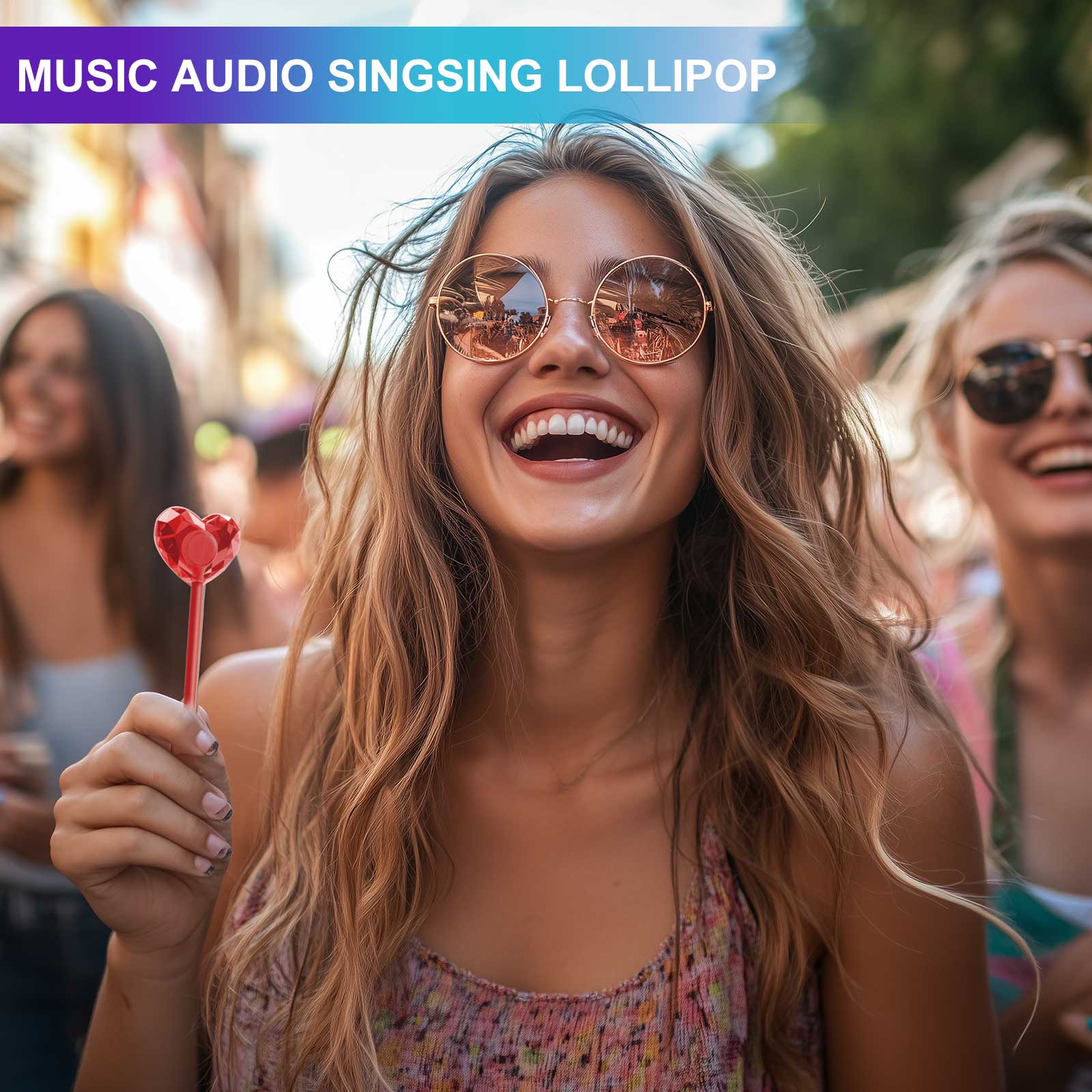 TastySounds - Music Lollipop Strawberry Flavor