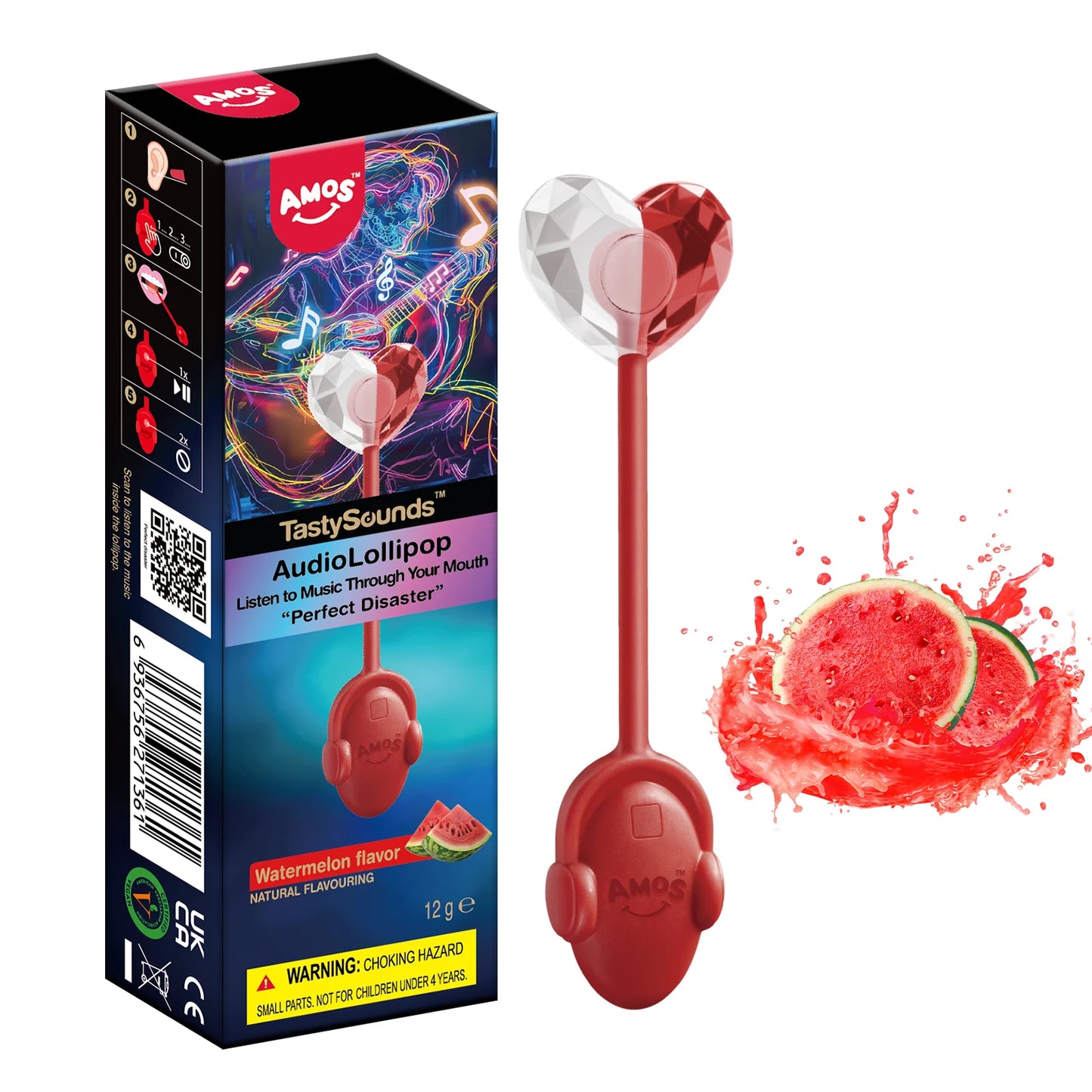 TastySounds - Music Lollipop Watermelon Flavor