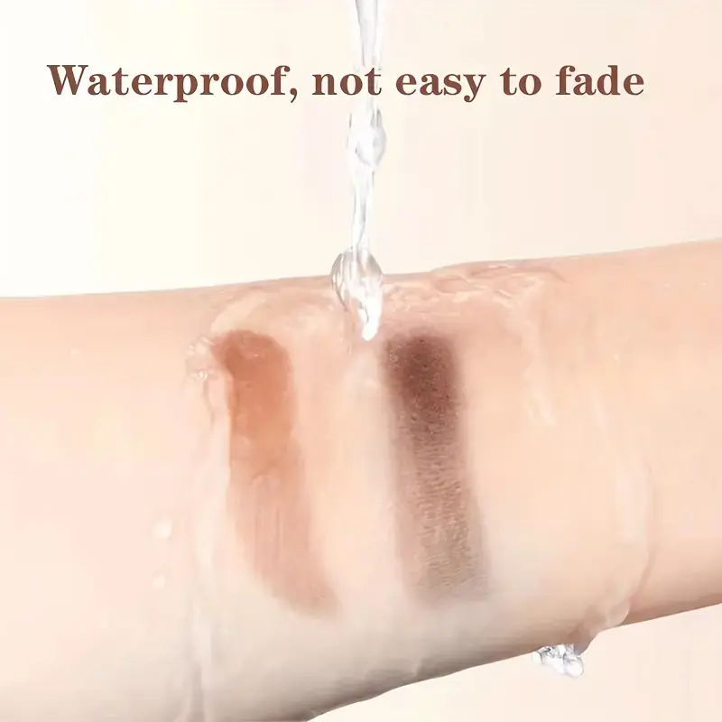 Two Colors of Hairline Concealer Powder, Hairline Shadow Powder, Natural Coverage, Waterproof and Sweat-Proof, Unisex, Suitable for People with Sparse Hair