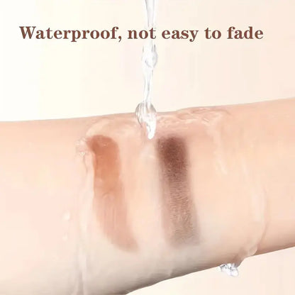 Two Colors of Hairline Concealer Powder, Hairline Shadow Powder, Natural Coverage, Waterproof and Sweat-Proof, Unisex, Suitable for People with Sparse Hair