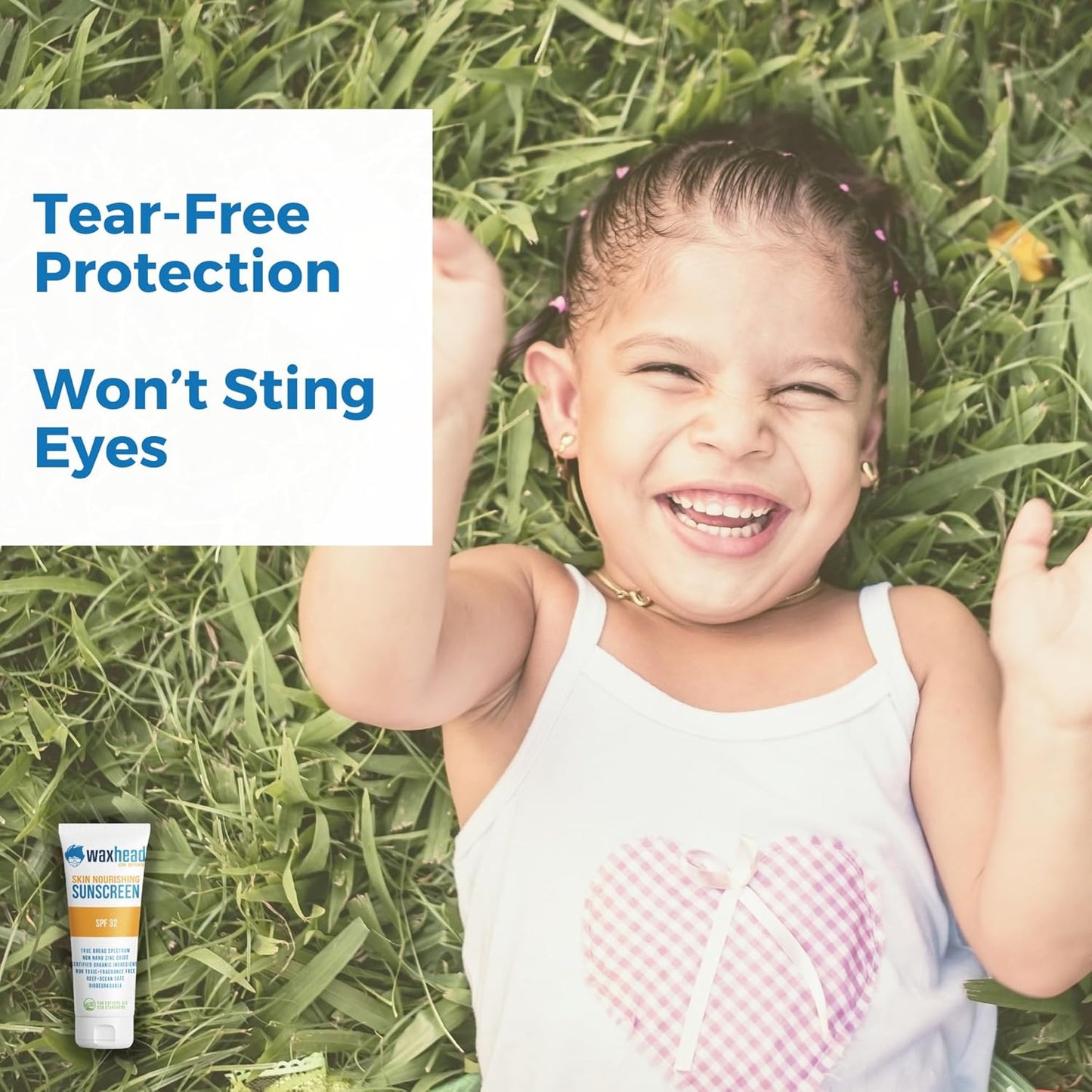 Waxhead Tinted Sunscreen for Face Sunscreen, Zinc Oxide Sunscreen, Kids Sunscreen Kids, Mineral Sunscreen, Zinc Sunscreen