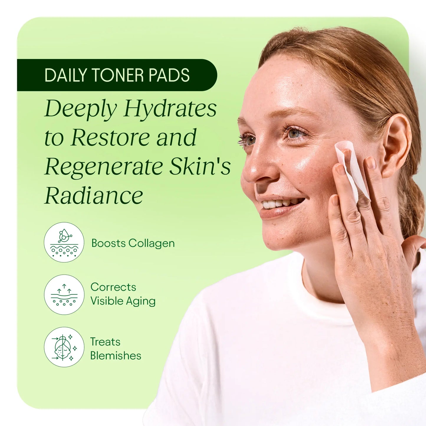 Jiyu Korean Skincare Gentle Hydrating Toner Pads - Anti-Aging, Dark Spot Minimizing, Wrinkle Reducing Skincare with Snail Mucin, Centella Asiatica, Niacinamide, Peptide Complex for Skin Repair - 100 Ct Beauty & Face Care Products