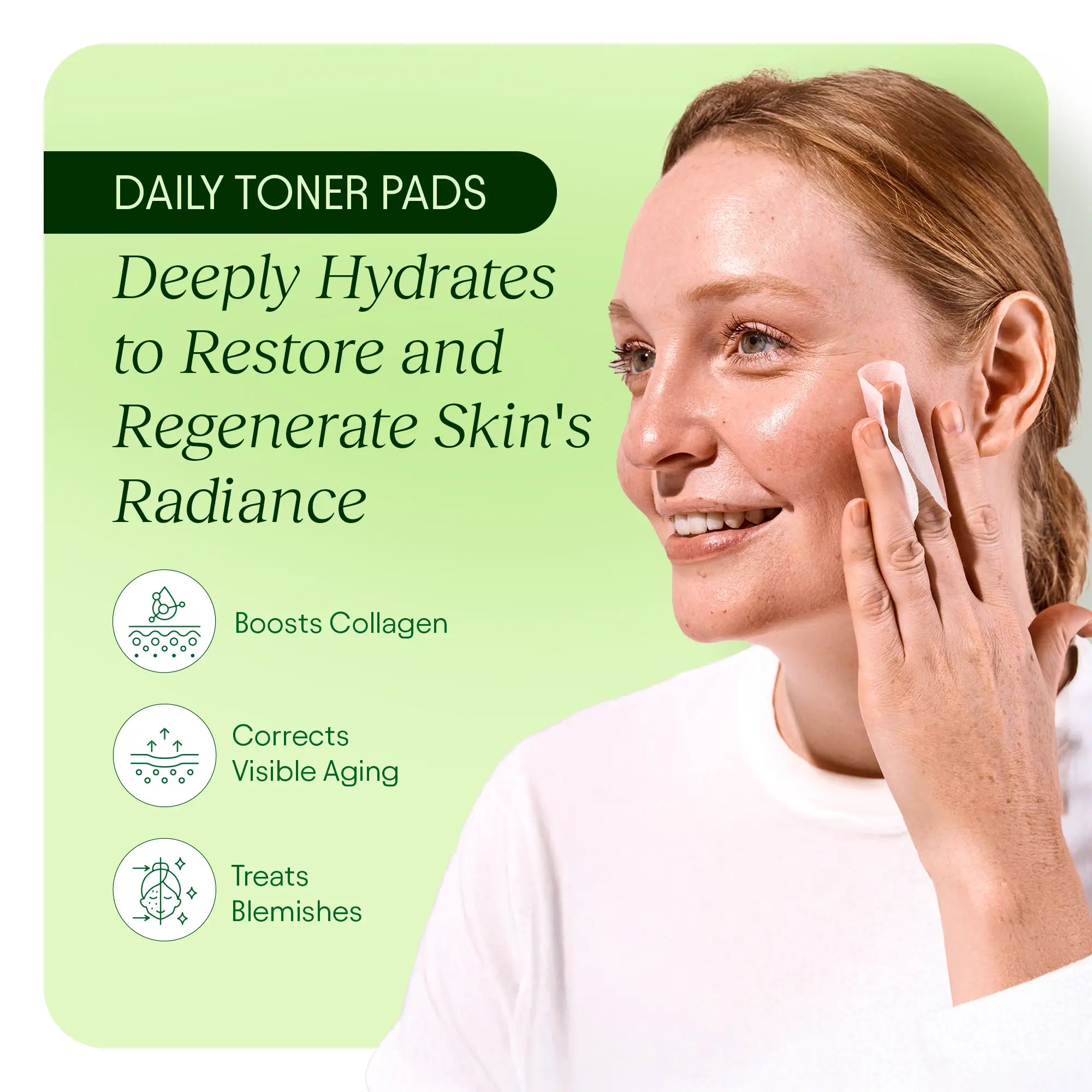 Jiyu Korean Skincare Gentle Hydrating Toner Pads - Anti-Aging, Dark Spot Minimizing, Wrinkle Reducing Skincare with Snail Mucin, Centella Asiatica, Niacinamide, Peptide Complex for Skin Repair - 100 Ct Beauty & Face Care Products