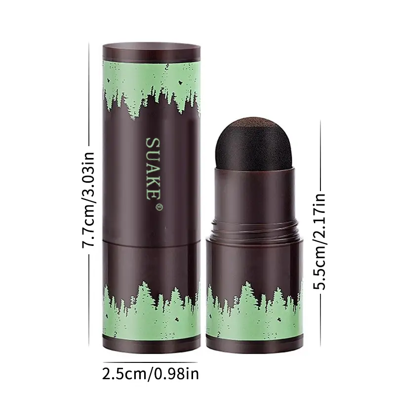 Two Colors of Hairline Concealer Powder, Hairline Shadow Powder, Natural Coverage, Waterproof and Sweat-Proof, Unisex, Suitable for People with Sparse Hair