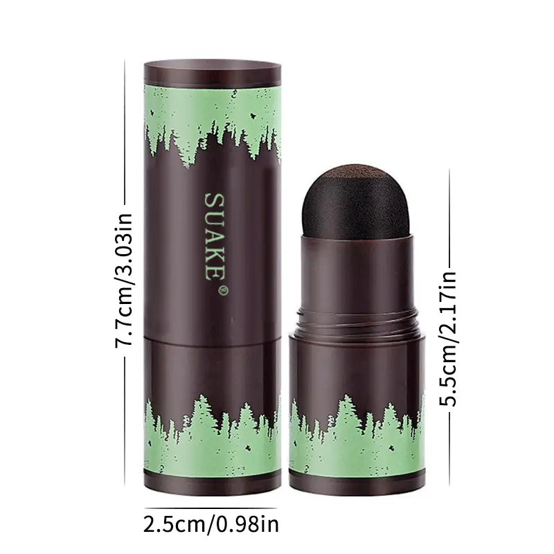 Two Colors of Hairline Concealer Powder, Hairline Shadow Powder, Natural Coverage, Waterproof and Sweat-Proof, Unisex, Suitable for People with Sparse Hair