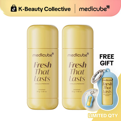 [NEW] [Medicube] Deodorant Vanilla & Pistachio Fresh That Lasts | 24 Hour Odor Control, No Aluminum, Baking Soda, Parabens, Phthalates, Ethanol | Brightening & Smoothing for Dark Underarms with Kojic Acid & Turmeric | Korean Skincare, K-Beauty
